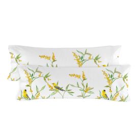 Funda de almohada HappyFriday Corniglia Multicolor 45 x 110 cm (2 Unidades)