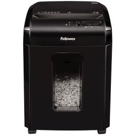 Fellowes 10M Destructora de Papel Microcorte 2x12mm P-5, 10 Hojas, 19L, Tritura Grapas y Tarjetas de Crédito
