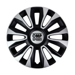 Omp Speed Juego De 4 Tapacubos Magnum Color Negro-Plata-Carbono 13 Pulgadas OMPS07011322 Omp Speed Juego De 4 Tapacubos Magnum Color Negro-Plata-Carbono 13 Pulgadas OMPS07011322