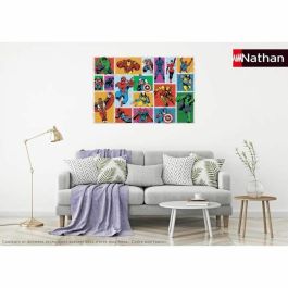 Nathan 12001549 Rompecabezas Marvel Retro 3000 Piezas - Colección My Heroes, Para Adultos y Niños +14 Años, Calidad Premium