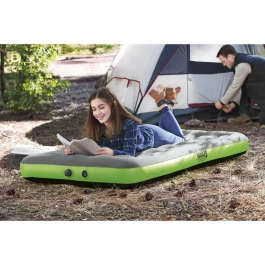 BESTWAY Colchón Hinchable Camping Pavillo Roll & Relax 188x99x22 cm con Bolsa Inflable