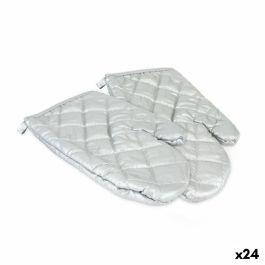 Manoplas Quttin Plateado Set 2 Piezas (24 Unidades)