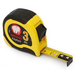 ELEPHANT 8163 Flexómetro Bi-Material, Cinta Métrica de 3 Metros con Hoja de 16mm para Medición Precisa Precio: 9.5000004. SKU: B159KRH95E