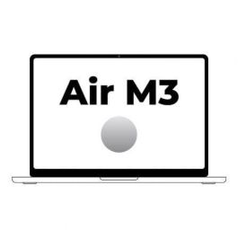 Apple Macbook Air 15" / M3 8-Core CPU/ 8Gb/ 256Gb SSD/ 10-Core GPU/ Plata Precio: 1197.79000011. SKU: B15GYLBP8Z