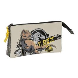 Portatodo Triple Jurassic World Warning Gris 22 x 12 x 3 cm Precio: 8.49999953. SKU: B1E6X8PG2V