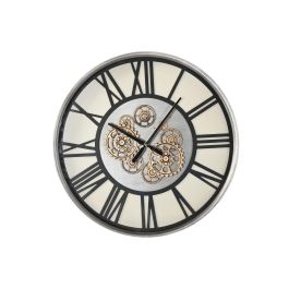 DKD Home Decor Reloj de Pared Loft Negro de Metal y Cristal - 60 x 60 x 8 cm con Movimiento Precio: 108.79000011. SKU: B19LP3H3Q7