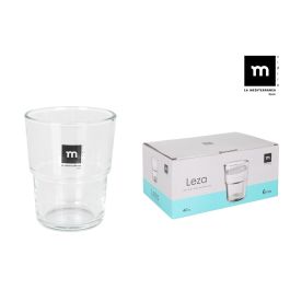 La Mediterranea Set 6 Vasos de Cristal Leza 400 ml – Ø8.7x11 cm para Agua, Zumo o Refrescos (8 Cajas) Precio: 31.50000018. SKU: B17X4D4MXW