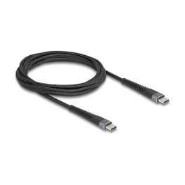 DeLOCK Cable de Carga USB 2.0 Tipo C a Tipo C 60W PD 3.0, 2 Metros, Tasa 0.48 Gbit/s, Negro, 81125 Precio: 31.50000018. SKU: B15SDBT7QM