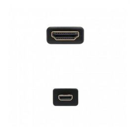Cable HDMI a Micro HDMI NANOCABLE 10.15.3501 Negro (0,8 m)