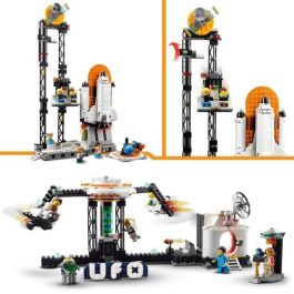 LEGO 31142 Creator Montaña Rusa Espacial, Juguete con Cohete Espacial, Planetas y Ladrillos