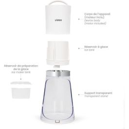 Livoo DOM462 Trituradora de Hielo con Depósito de 150ml, 2 Tamaños de Hielo, Arranque Automático y Cuchilla de Acero Inoxidable Livoo DOM462 Trituradora de Hielo con Depósito de 150ml, 2 Tamaños de Hielo, Arranque Automático y Cuchilla de Acero Inoxidable