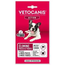 Vetocanis Collar Antipulgas y Garrapatas para Perros Pequeños hasta 10 kg - 4 Meses de Protección Precio: 19.79000012. SKU: B169AL53MX