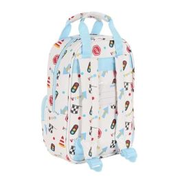 Mochila Escolar Safta My car Blanco Multicolor 20 x 28 x 8 cm Mochila Escolar Safta My car Blanco Multicolor 20 x 28 x 8 cm