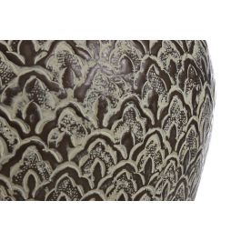 DKD Home Decor Lámpara Sobremesa Mundra Cobre Beige 42 x 62 x 42 cm