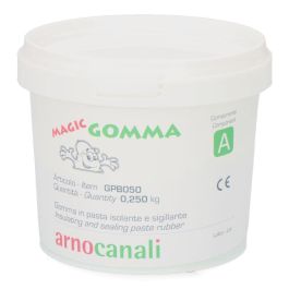 Magic Gomma Bicomponente en Pasta 2x250g Aislante Líquido Solidificable Ignífugo Flexible