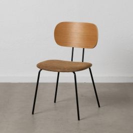 Silla Natural-Marrón Tejido-Metal Salón 48 X 55 X 82,50 cm Precio: 127.9091. SKU: B13DKEL2FD