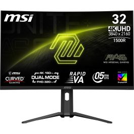 MSI MAG 321CUPDFDE Monitor Curvo 31.5" 4K UHD 160Hz VA 1500R 0.5ms Negro TFT LCD Precio: 788.94999953. SKU: B16A6GHT4G