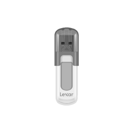 Lexar LJDV100-64GABGY Unidad Flash USB 64 GB USB Tipo A 3.2 Gen 1 Gris Blanco