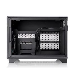 Thermaltake TR100 Caja Mini Tower PC Negra, Soporte SFX/SFX-L, Radiador hasta 280mm, Bahías 2.5" SSD/HDD