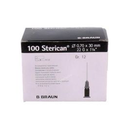B. Braun Vetcare Vet Agujas Sterican 22G/0,7X30Mm Negro 100 Unidades Precio: 5.94999955. SKU: B1A3SZ2BYH