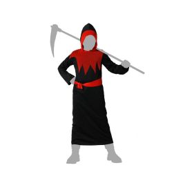 Disfraz Tenebroso Infantil Niño Halloween Rojo Burdeos 5-6 Años