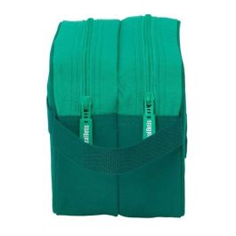 Safta Neceser Adaptable a Carro Real Betis Balompié con 2 Cremalleras, 26x15x12.5 cm