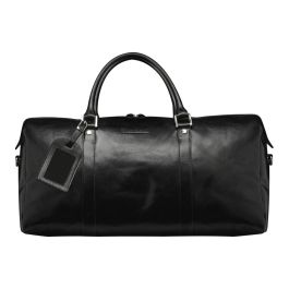 Dbramante1928 Kastrup 2 Weekender Bag - Bolso de Mano de Cuero Unisex Negro, Cremallera, Bolsillo Frontal, Asa y Bandolera Extraíble Precio: 175.1475. SKU: B12BQRBV3P