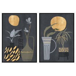 DKD Home Decor Cuadro Colonial Negro Dorado 4.5 x 123 x 83 cm (2 Unidades) Precio: 136.94999978. SKU: S3039003