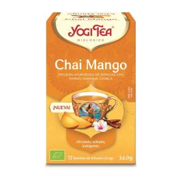 YOGI TEA Té Chai Mango - 17 Infusiones YOGI TEA Té Chai Mango - 17 Infusiones Precio: 4.4999999. SKU: B19MZKV7MV