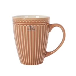 Inde #-36-Mug Jumbo Taza 380cc Mondoñedo Marrón - Diámetro 9 cm, Alto 11 cm, Peso 337 g (12 Unidades)