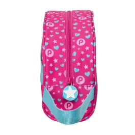 Neceser de Viaje Pinypon Azul Rosa Poliéster 300D 26 x 16 x 9 cm