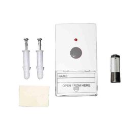 Edm Transmisor para timbre 49303, 12V, incluye pila 23A y tornillería