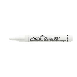 Pica Marcador permanente classic blanco, marcaje permanente en superficies, altamente opaco, resistente a la luz, secado rápido Pica Marcador permanente classic blanco, marcaje permanente en superficies, altamente opaco, resistente a la luz, secado rápido