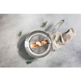 Cosy & Trendy COS5400586934877 Sartén Clásica de Acero Inoxidable Ø24 cm para Todo Tipo de Cocinas, Incluida Inducción