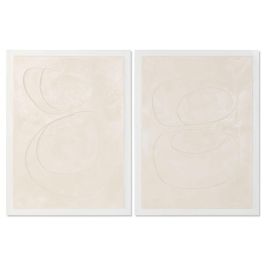 DKD Home Decor Cuadro Scandi Moderno Beige de Lienzo y MDF 120 x 90 cm (2 Unidades) Precio: 164.49999973. SKU: B17AY7TNEV