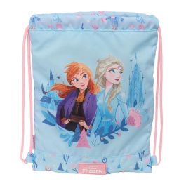 Bolsa Mochila con Cuerdas Frozen Ice magic Azul 26 x 34 x 1 cm