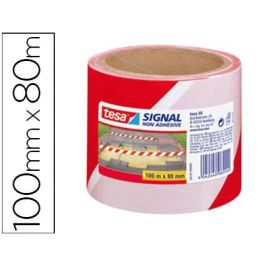 Cinta De Señalizacion Tesa Rojo Y Blanco 100Mt X 80 mm Precio: 6.9900006. SKU: S7912469