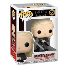 Funko Pop Figura Coleccionable Daemon Targaryen de La Casa del Dragón, Vinilo 9 cm con Caja Original Funko Pop Figura Coleccionable Daemon Targaryen de La Casa del Dragón, Vinilo 9 cm con Caja Original