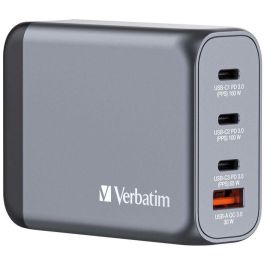 Verbatim GNC-100 Cargador de Pared Gan 100W con 1x USB-A 3.0 y 3x USB-C 3.0 Precio: 43.94999994. SKU: B1J699597G