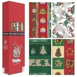 Papel De Regalo Rollo Basika 1X3 M (Caja De 40) Navidad Precio: 51.49999943. SKU: B17R6883NM