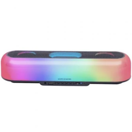 Mars Gaming Barra de Sonido MSB-ORB Bluetooth 20W 2.0 Negra RGB Orbilight 360º