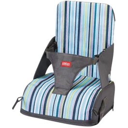 Nuby Asiento Elevador para Bebé con Arnés de 3 Puntos - A partir de 6 Meses, Rayas Azules - NUB0048526994236 Precio: 39.88999982. SKU: B15Z9RECSR
