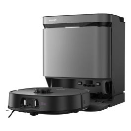 Eureka EUR1744338514104 Robot Aspirador J15 Pro Ultra, 16.200 Pa, Agua Caliente 75°C, Mopa Extensible FlexiMop, Negro