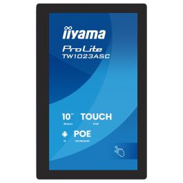 iiyama ProLite TW1023ASC-B3P Pantalla 10.1" (25.5cm) 1280x800 IPS 25ms 60Hz HDMI USB LAN PoE Webcam Mic Speaker Negro