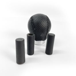 Occ Sport Pomo Palanca Cambios Piel Negro Redondo Corto OCCPOM002 Universal Ajuste