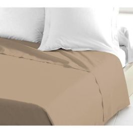 LOVELY HOME Sábana plana 100% algodón 240x300 cm beige LOVELY HOME Sábana plana 100% algodón 240x300 cm beige