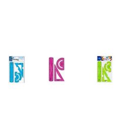 Equipo De Dibujo Centrum Flexible 20 Cm (Regla, Cartabón, Transportador) 24 unidades Precio: 41.59000021. SKU: B1828JKDQQ