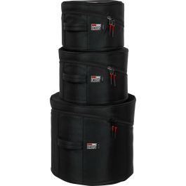 GATOR Funda set de batería G-Icon para bombo 22"x18", Toms 10"x8", 12"x9", Tom suelo 16"x16" (4 Piezas)