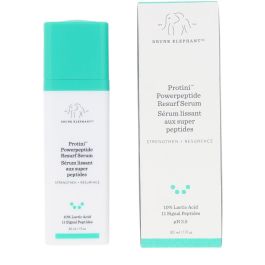 Drunk Elephant POWERPEPTIDE RESURF sérum con Péptidos y Ácido Láctico 10% para Exfoliación Suave y Reafirmación 30 ml