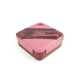 Thermosport Fiambrera Cuadrada Porta Alimentos 1000 ml - 17 x 17 x 7.5 cm (12 Unidades)